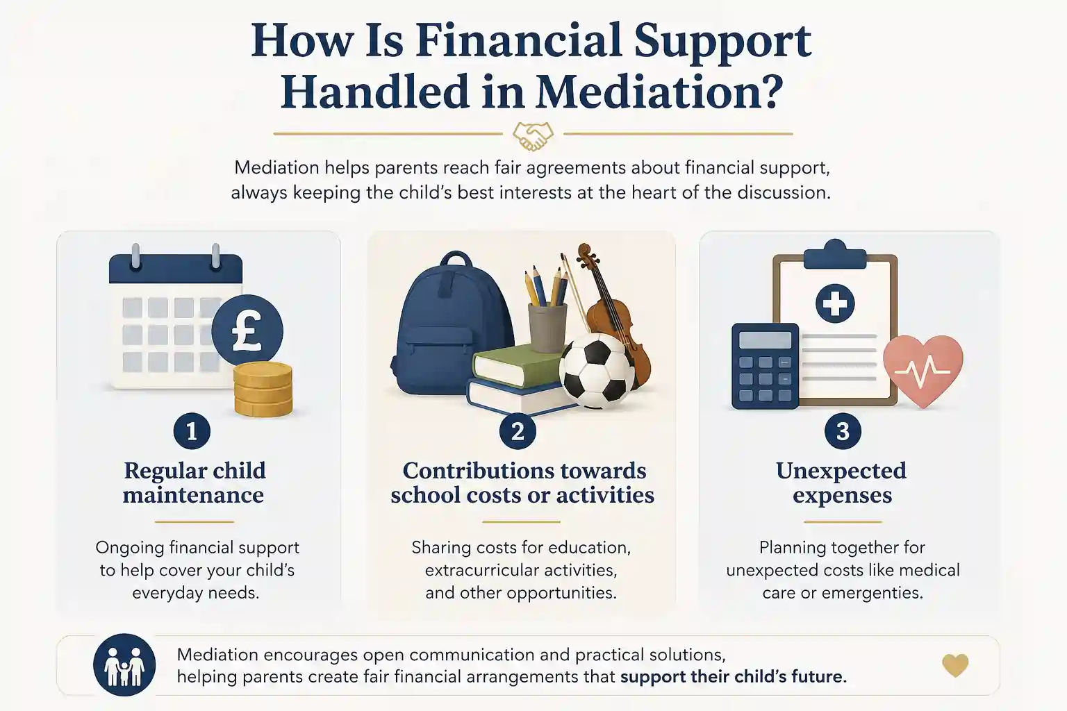 How Is Financial Support Handled in Mediation Nuneaton